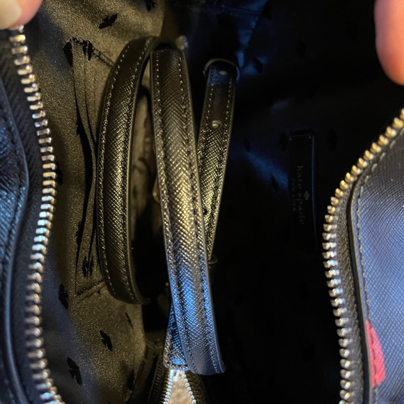 Kate spade Love Shack Flutter Hearts Heart Crossbody Purse, Black - Picture 3 of 7